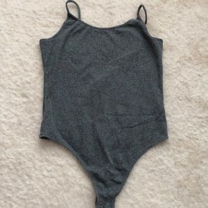 Express One Eleven ribbed bodysuit